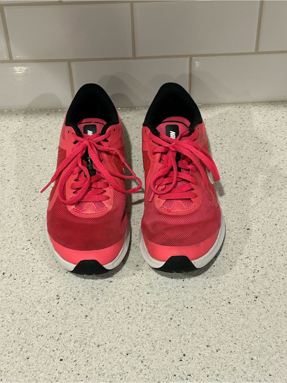 Nike Girls Pink Running Sneakers, Size 4.5Y